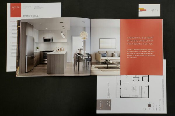 Lariva_PrintCollaterialG Real Estate Brochure Design by Boltis